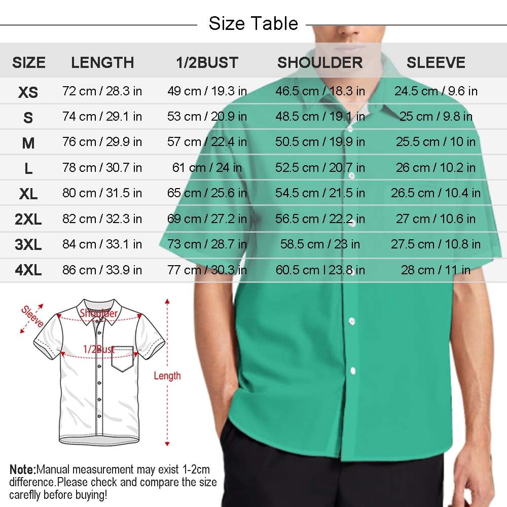 Custom Custom Face Beautiful Pink Flowers Pocket Hawaiian Shirt Men Front Pocket Beach Shortsleeve Pocket Hawaiian Shirt Boyfriend Gift For Him - YesCustom