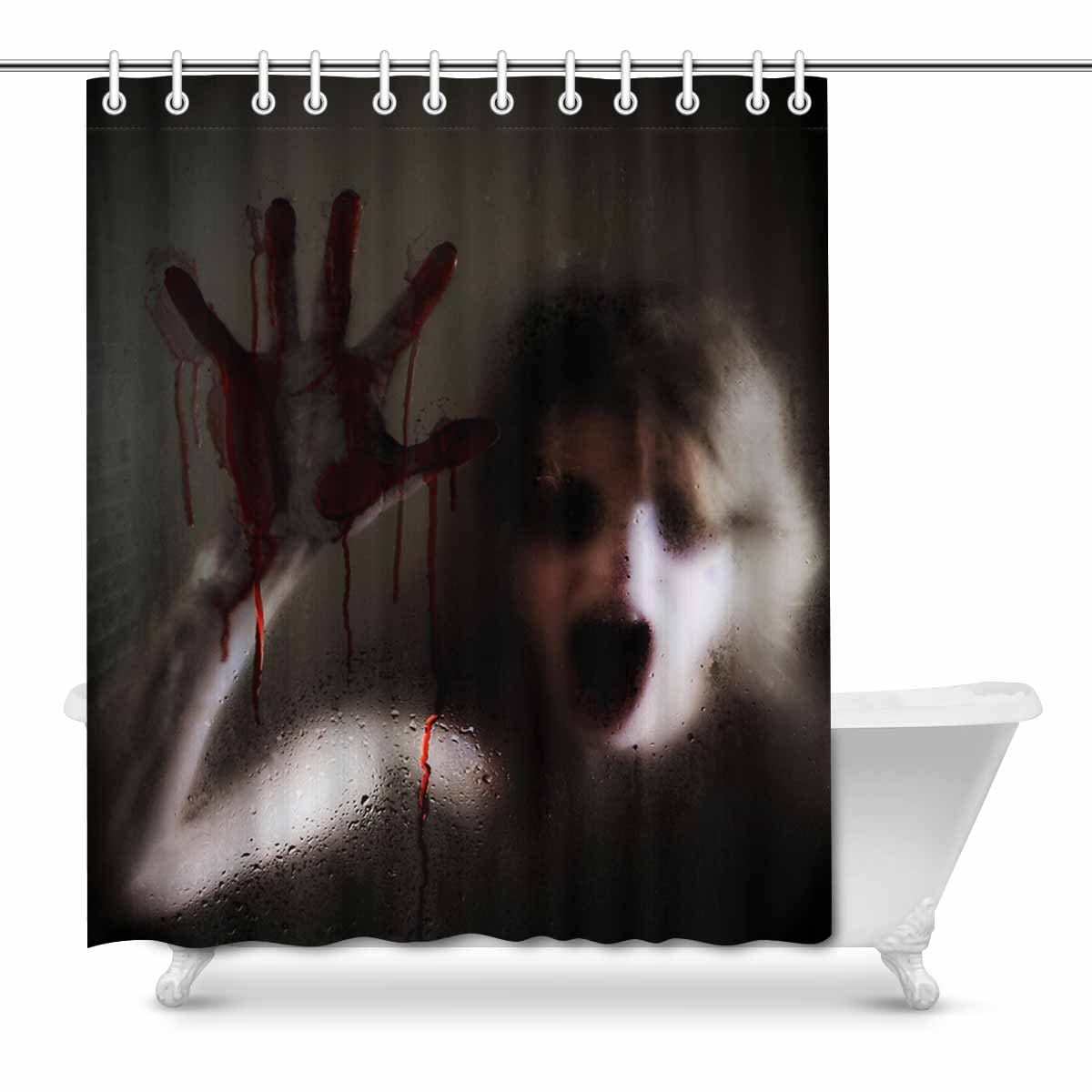 Custom Creepy Shower Curtain 66"x72" - YesCustom