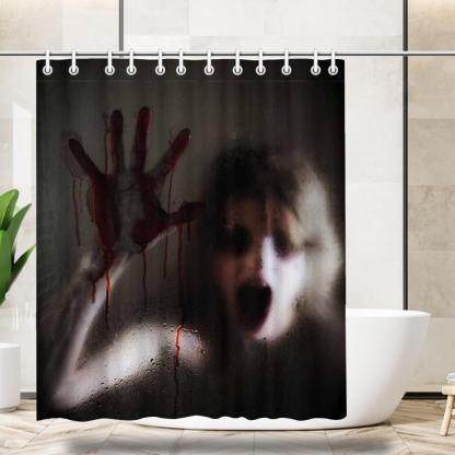 Custom Creepy Shower Curtain 66"x72" - YesCustom