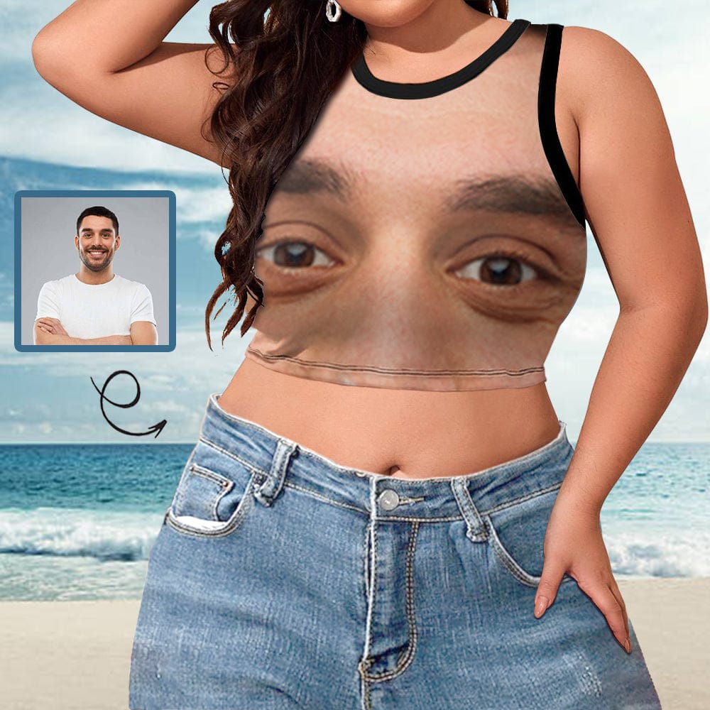 put face on tank top