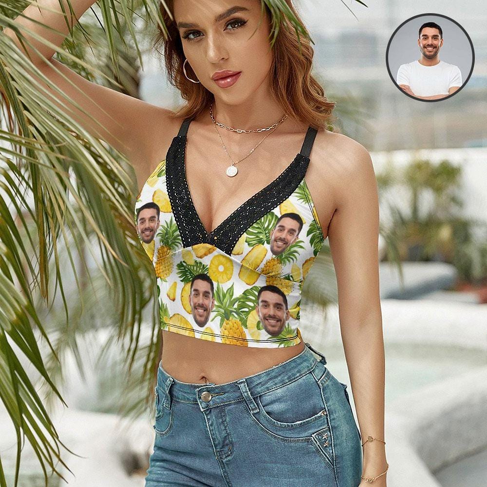 husband face crop top