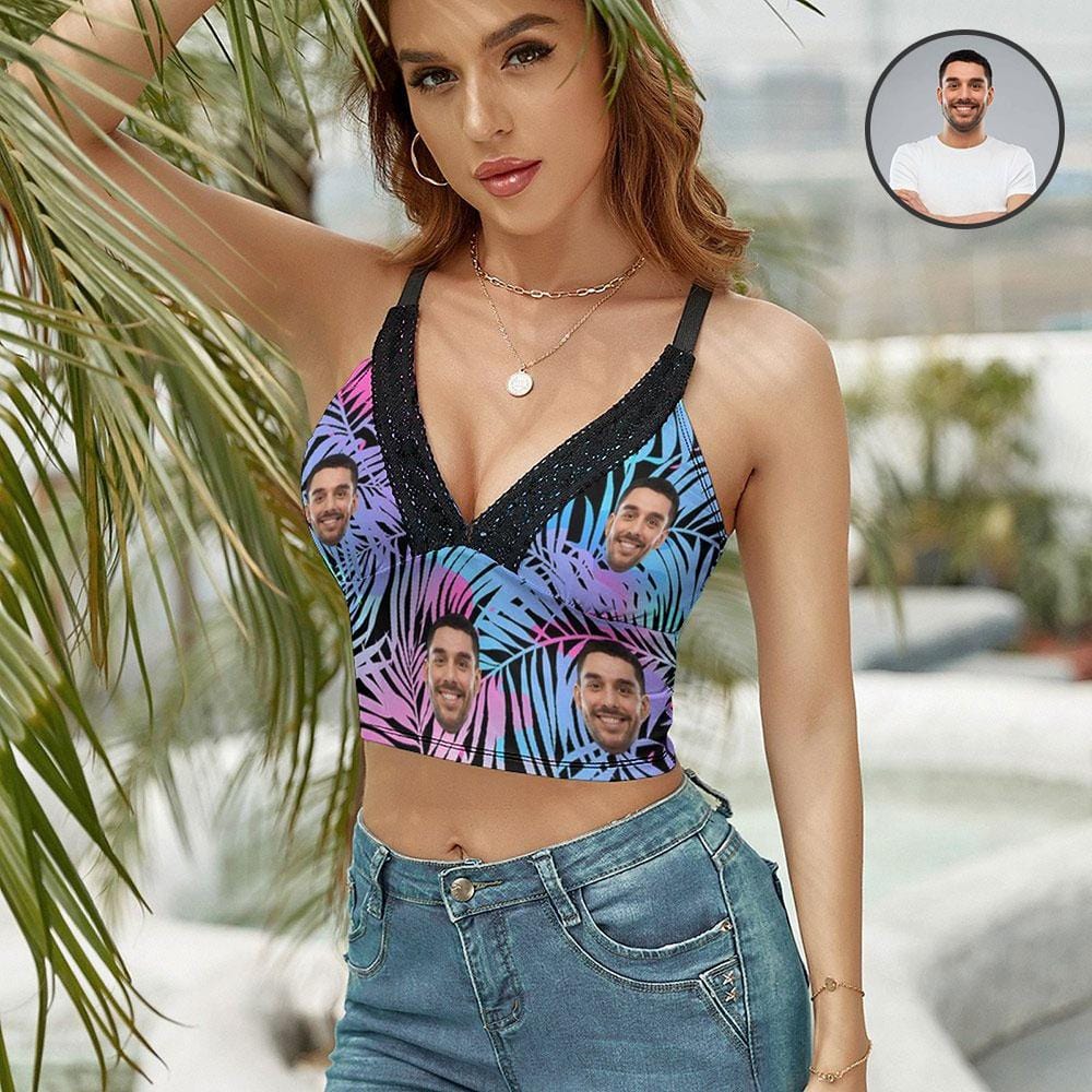 husband face crop top