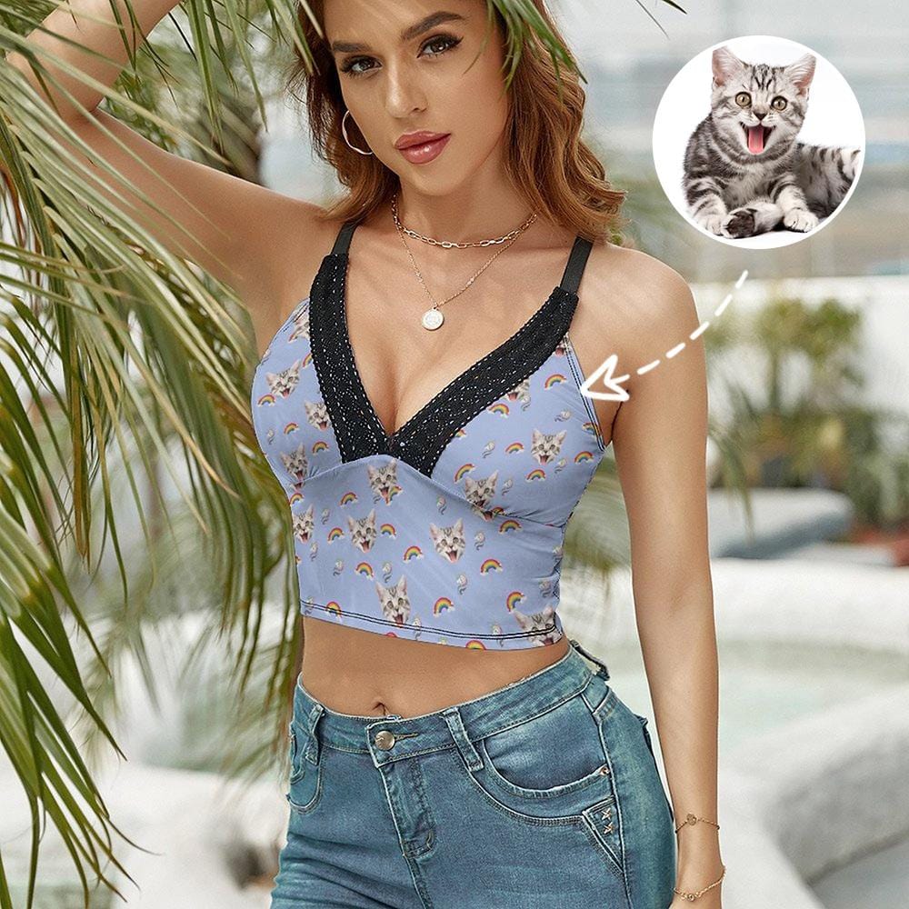 pet face crop top