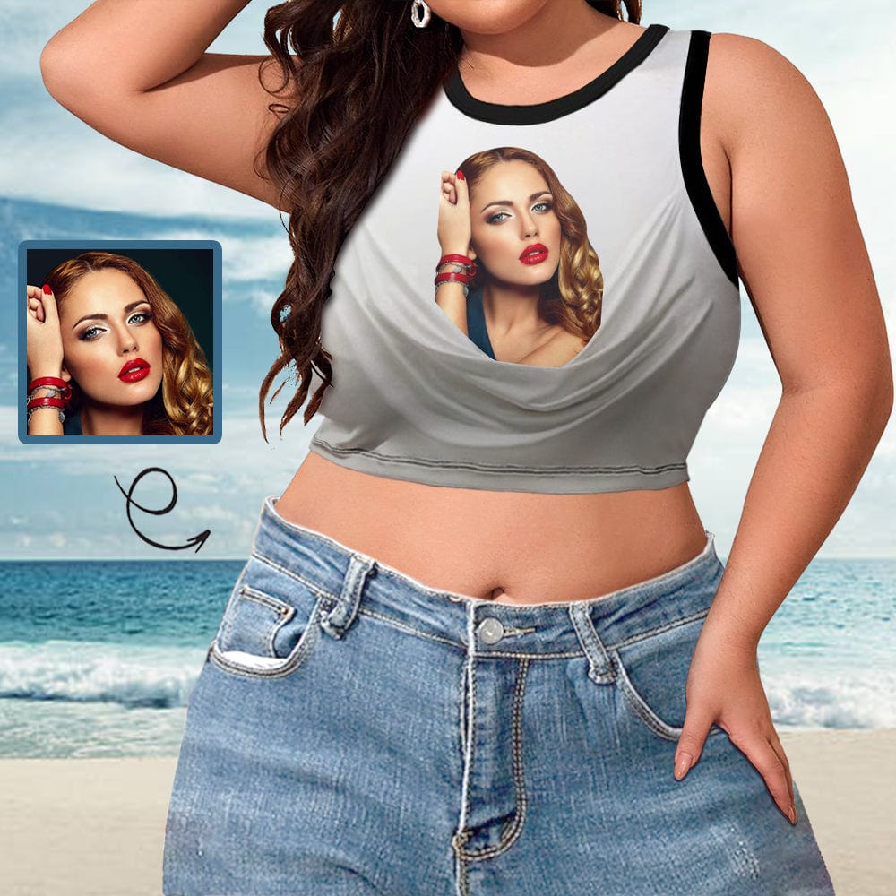put face on tank top