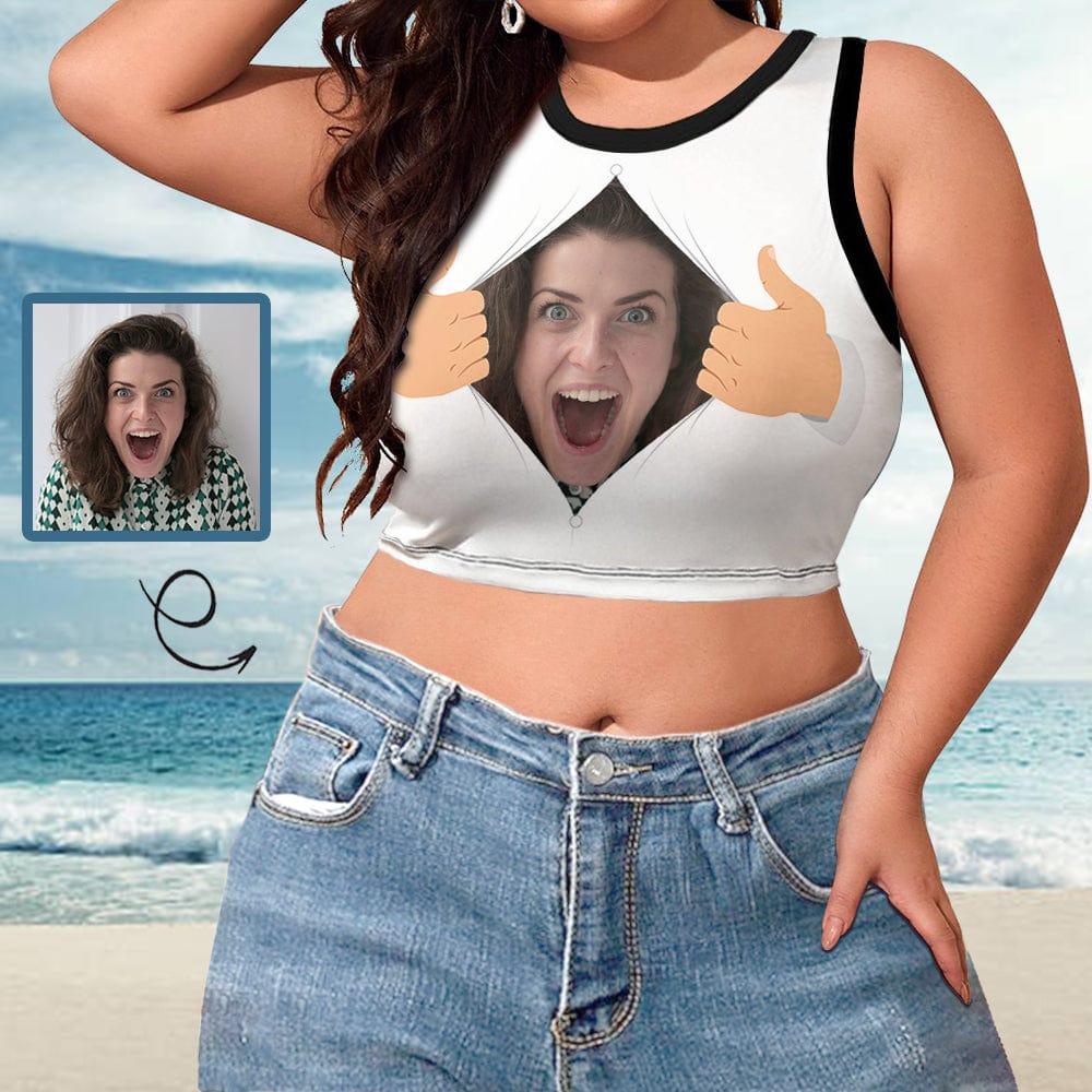 put face on tank top