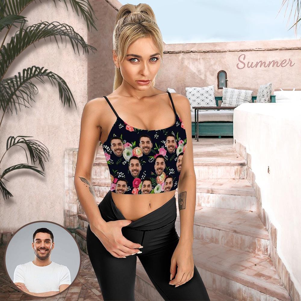 husband face crop top
