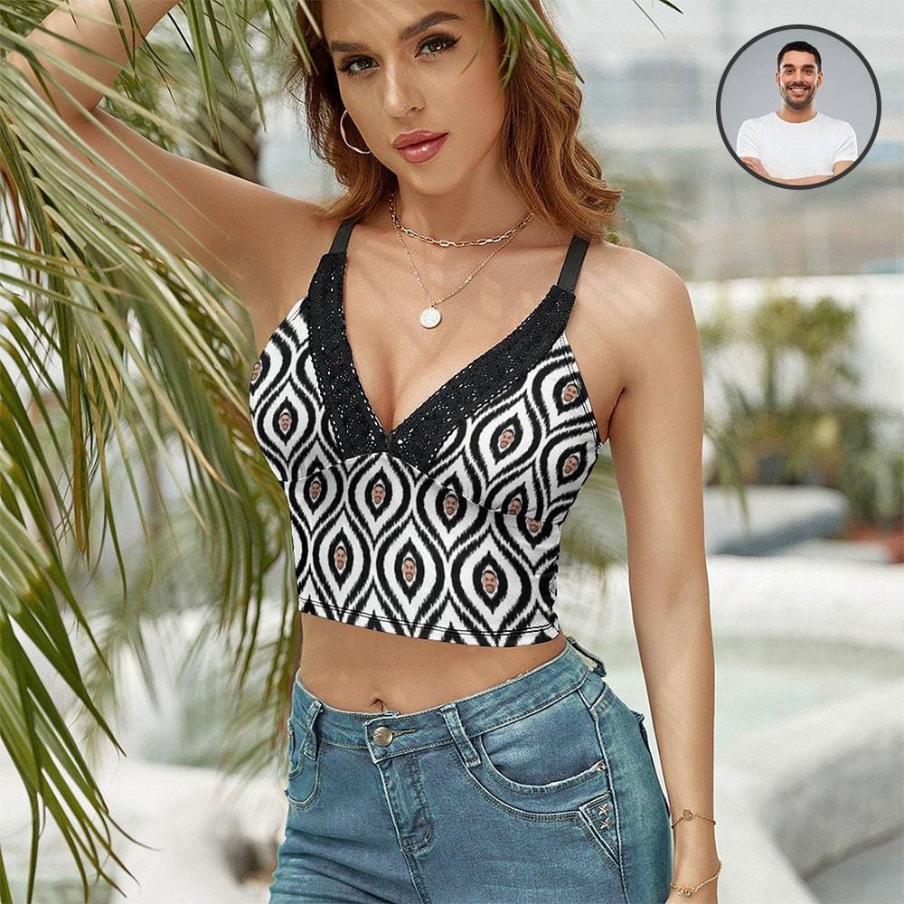 husband face crop top