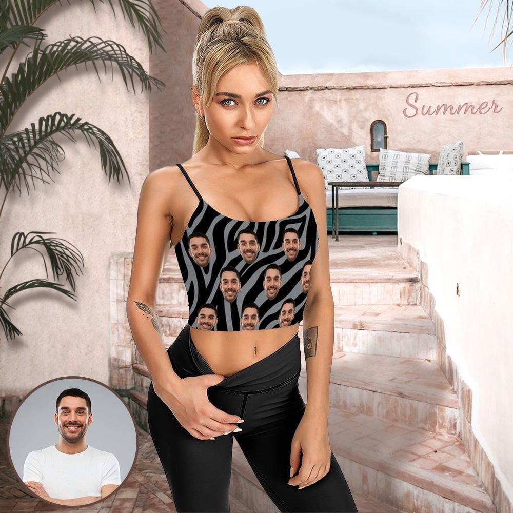 husband face crop top
