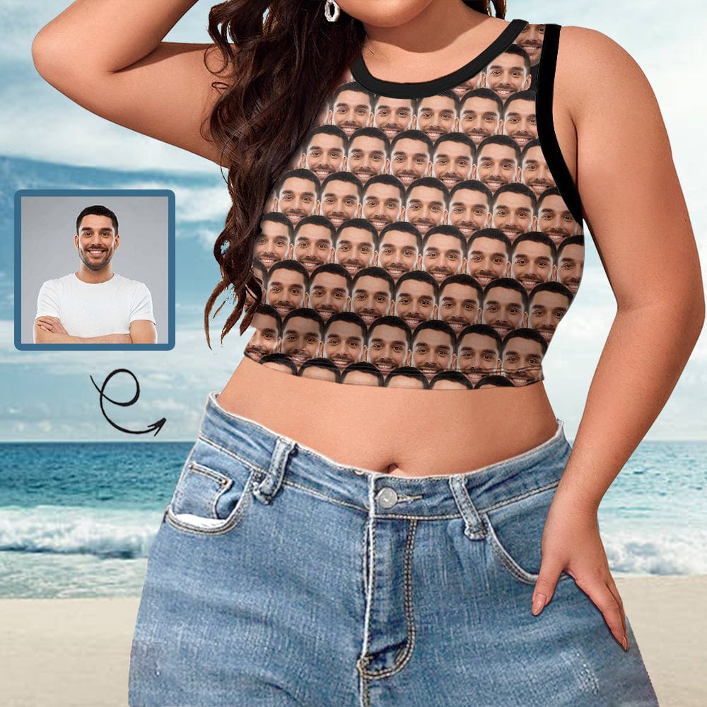 put face on tank top