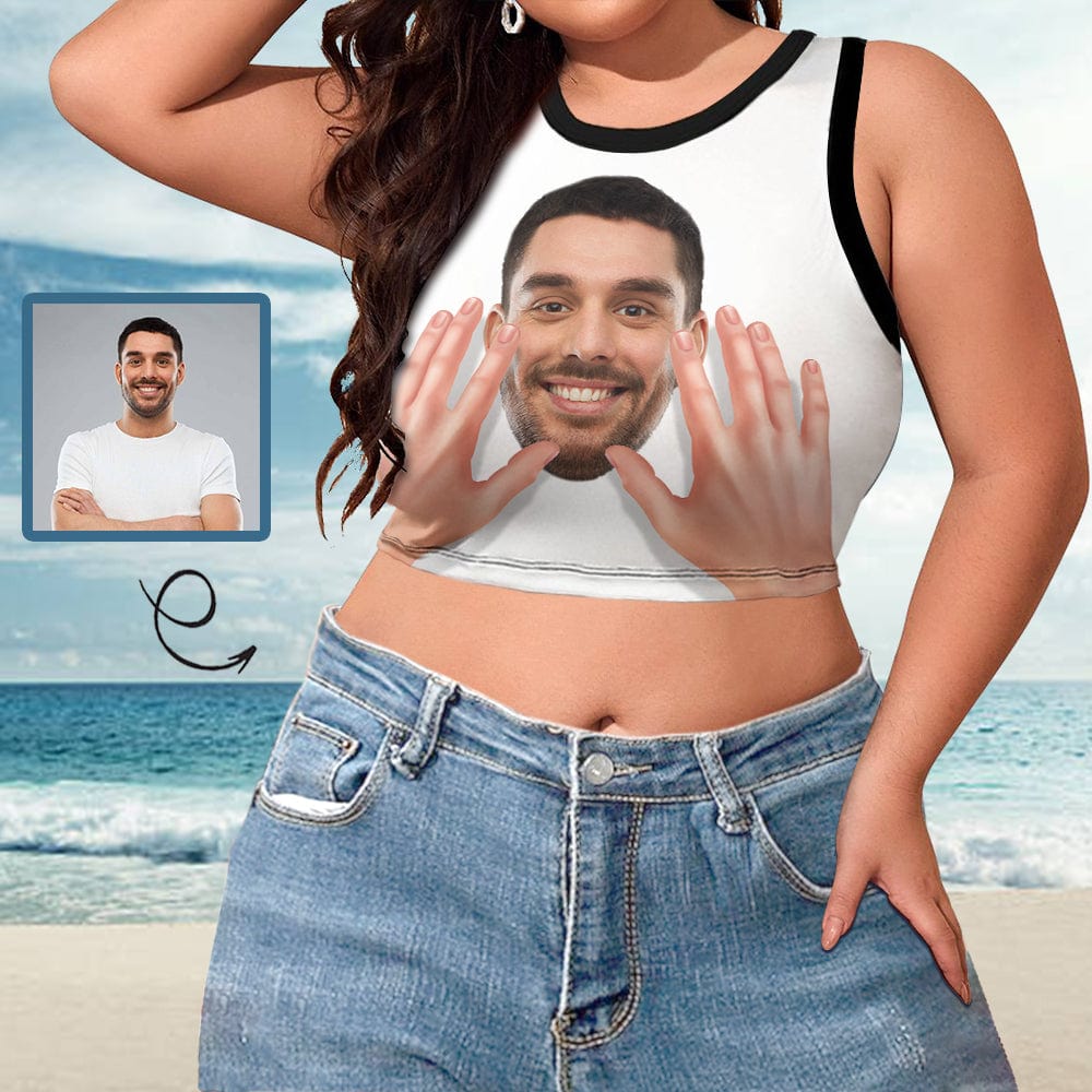 put face on tank top