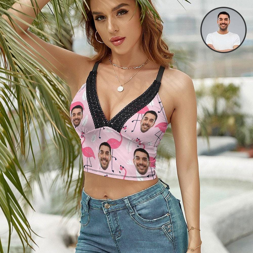 husband face crop top