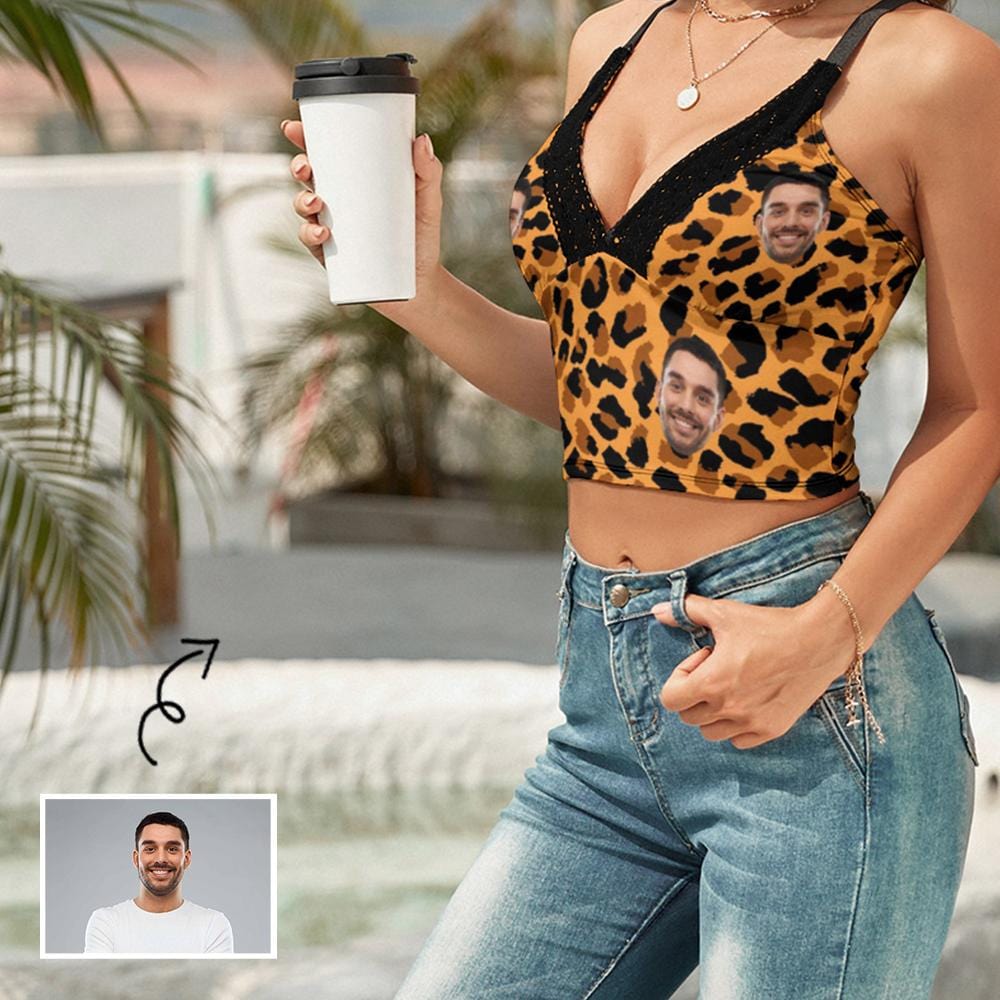 husband face crop top