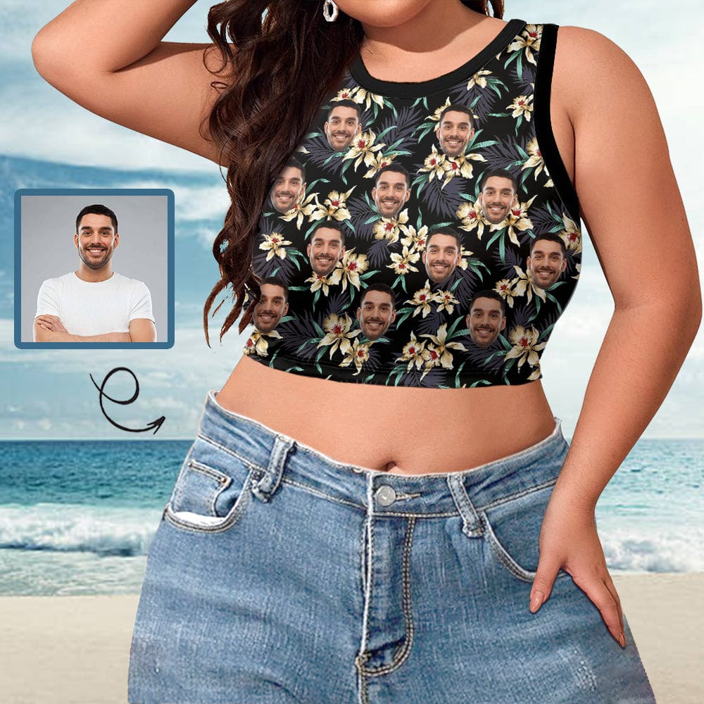 put face on tank top