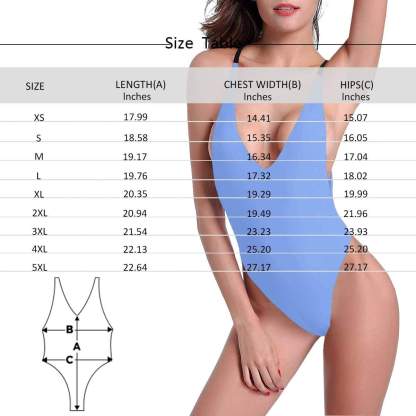 Custom Boyfriend Face Lips Women's Halter Straps Backless Swimsuit - YesCustom