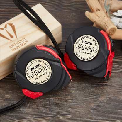 Custom Custom Appellation&Name Tape Measure 24.6 ft Father's Day Gift Personalized Gifts for Dad Grandpa All Our Love - YesCustom