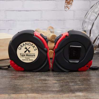 Custom Custom Appellation&Name Tape Measure 24.6 ft Father's Day Gift Personalized Gifts for Dad Grandpa - YesCustom
