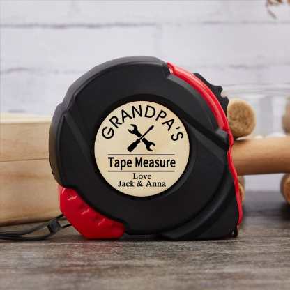 Custom Custom Appellation&Name Tape Measure 24.6 ft Father's Day Gift Personalized Gifts for Dad Grandpa - YesCustom