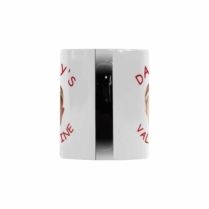 Custom Custom Baby Face Daddy's Valentine Personalized Morphing Mug Funny Gift Ideas - YesCustom