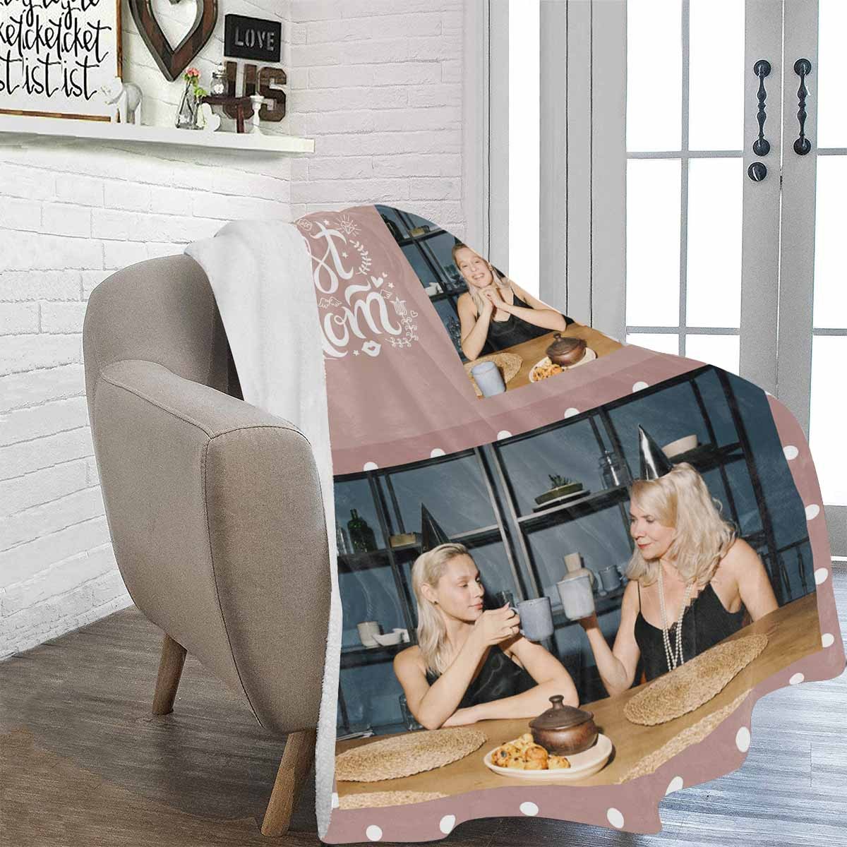 Custom Custom Best Mom Ultra-Soft Micro Fleece Blanket - YesCustom