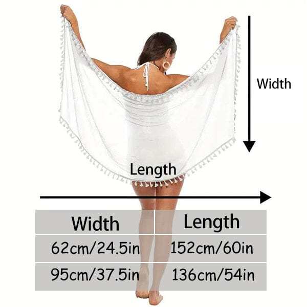 Custom Custom Big Face American Flag Beach Wraps Chiffon Sarong Bikini Swimsuit Cover Ups Skirt Tassels Independence Day - YesCustom