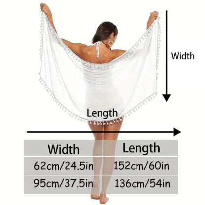 Custom Custom Big Face American Flag Beach Wraps Chiffon Sarong Bikini Swimsuit Cover Ups Skirt Tassels Independence Day - YesCustom