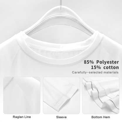 Custom Custom Big Face Full Print Long Sleeve T-Shirt with Red Hat Christmas Pattern Create Your Own Personalized Couple All Over Print T-shirt - YesCustom