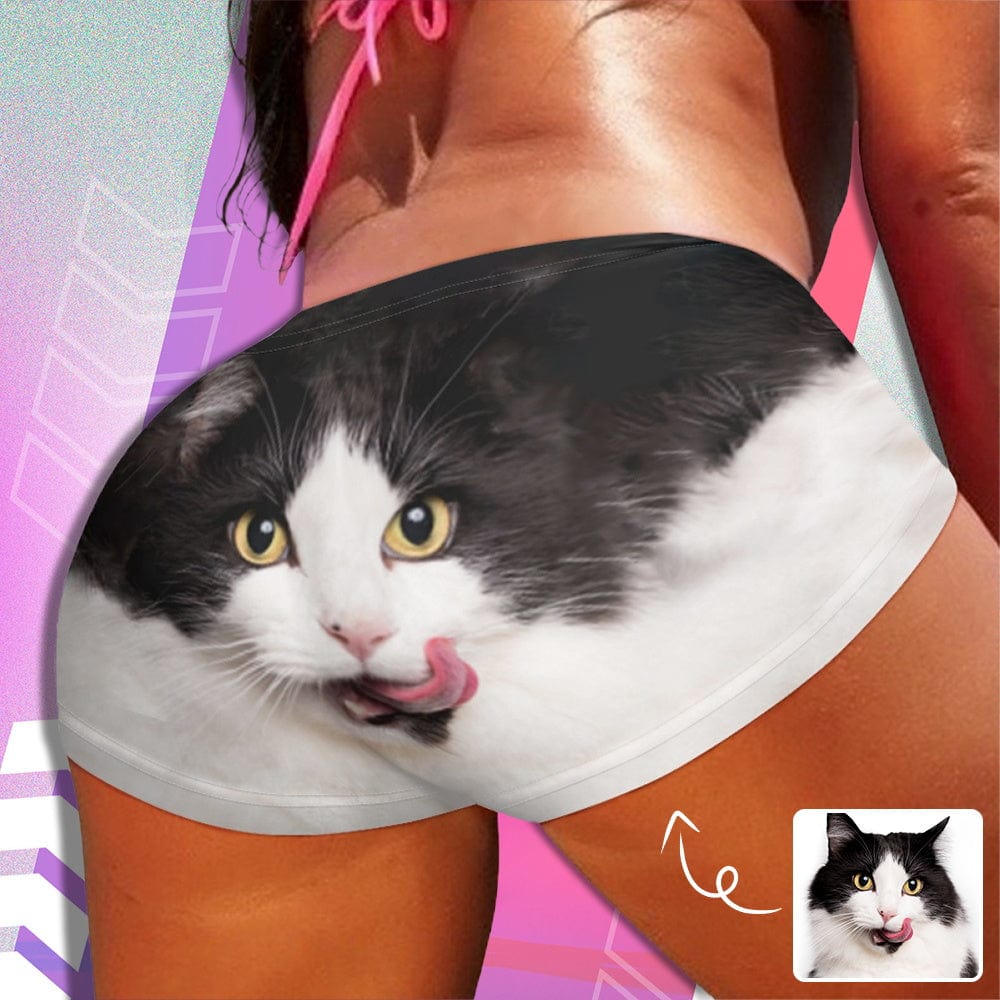 Custom Big Funny Face Women Sexy Short Pants Comfortable Fashion Gym Sport Daily Shorts Bottom - YesCustom