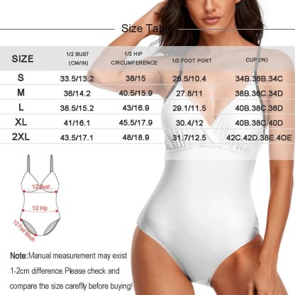Custom Big Funny Face Women's One Piece Swimsuit - YesCustom