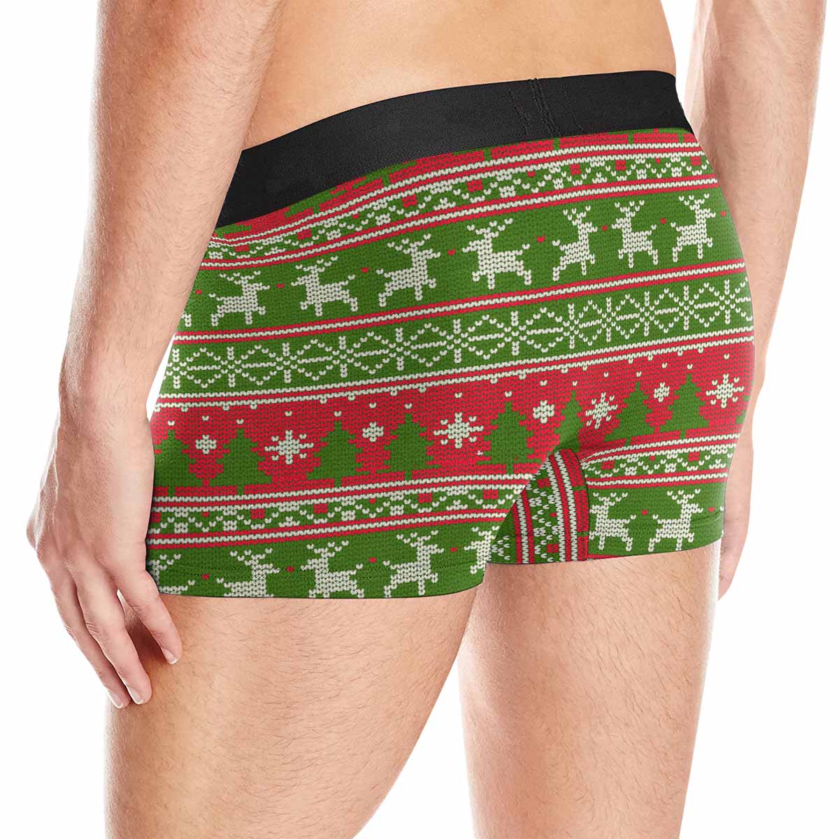 Custom Boxer Briefs with Face Hug My Lover Undies Christmas Gift Add Your Own Personalized Photo or Image - YesCustom