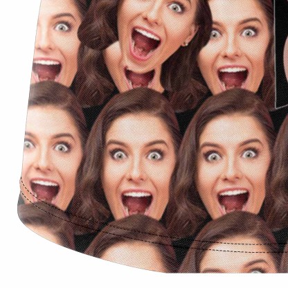 Custom Boxers Personalized Underwear with Face Custom Brown Hand Men's All-Over Print Boxer Briefs - YesCustom