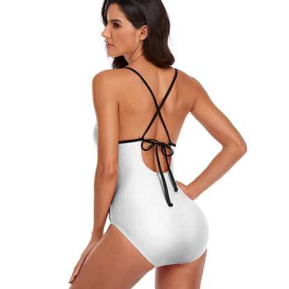 Custom Boyfriend Face Funny Women's One Piece Swimsuit - YesCustom