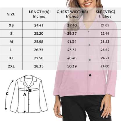 Custom Boyfriend Face Pajamas Heart To Heart Personalized Women's Slumber Party Long Pajama Shirt&Pants - YesCustom