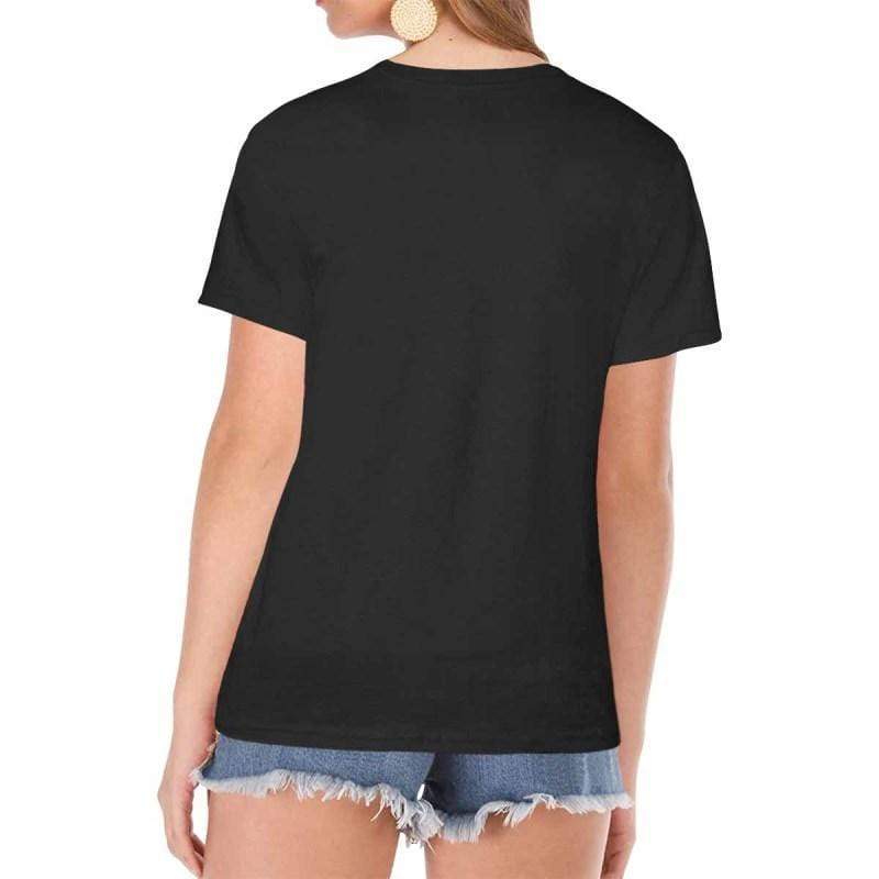 Custom Boyfriend Face Smash Tee Women's All Over Print T-Shirt Design Your Own Shirts Gift for Valentine's Day - YesCustom
