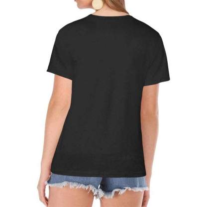 Custom Boyfriend Face Smash Tee Women's All Over Print T-Shirt Design Your Own Shirts Gift for Valentine's Day - YesCustom