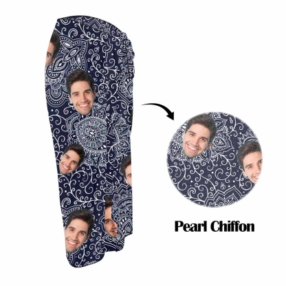 Custom Custom Boyfriends Face Long Sarongs Beach Wrap Personalized Bikini Cover Up - YesCustom