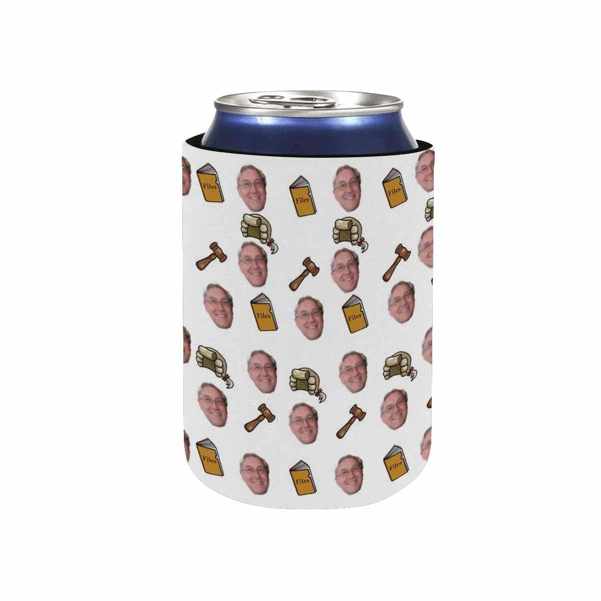 Custom Custom Can Cooler With Photo Personalized Judge Neoprene Koozies Non Slip for Beer Cans and Bottles - YesCustom
