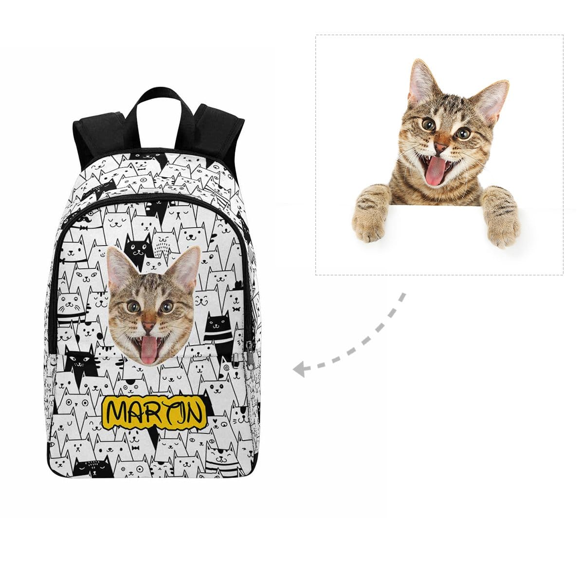 Custom Custom Cat Backpack - YesCustom