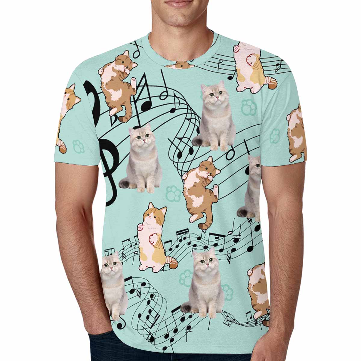 Custom Custom Cat Photo Classic Unisex T-shirt Personalized Top For Men and Women - YesCustom