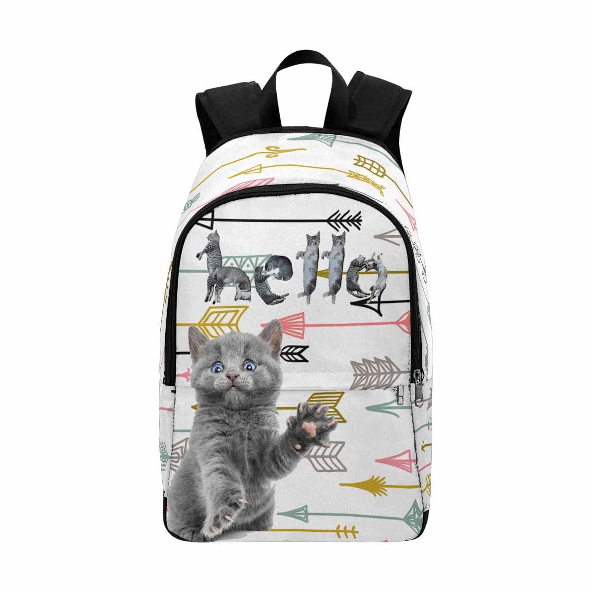 Custom Custom Cat Tribal Arrow Backpack - YesCustom