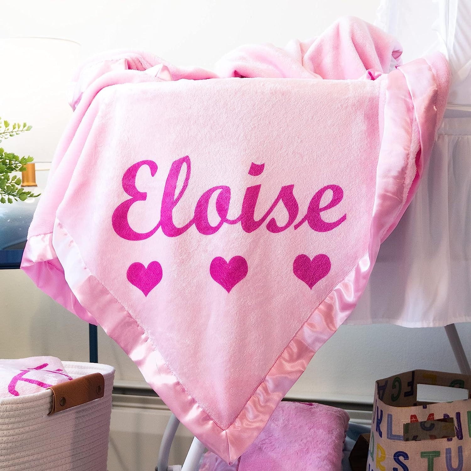 Custom Custom Catch Personalized Baby Blanket for Baby - YesCustom