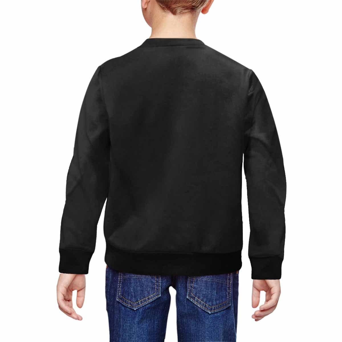 Custom Custom Cat's Photo Hamburger Kid's Crewneck Sweatshirt - YesCustom