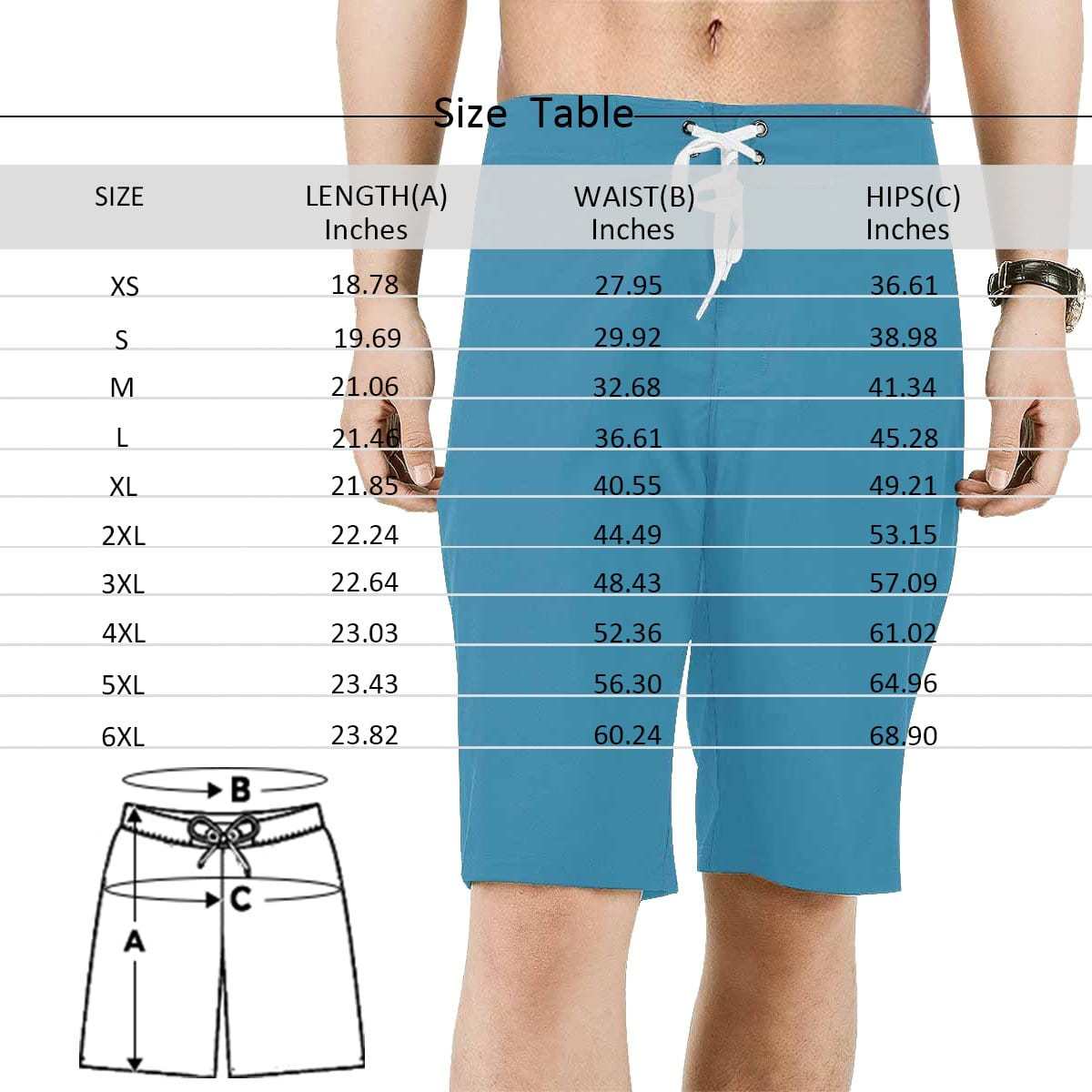 Custom Custom Child Face Attack Shark Men's Beach Shorts - YesCustom