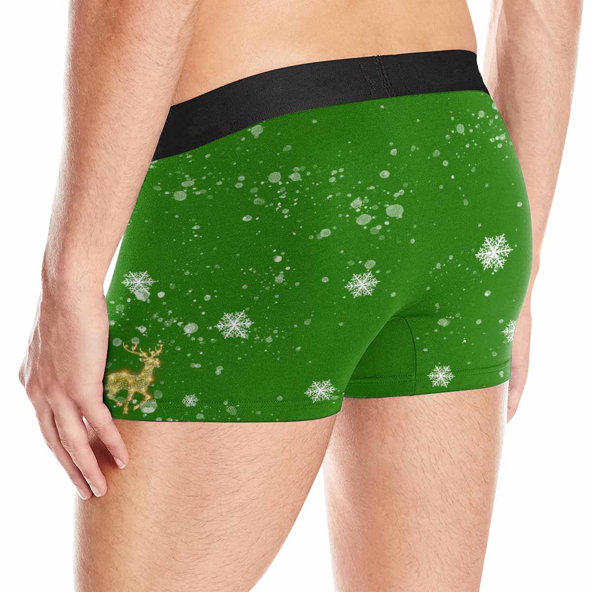Custom Custom Chirstmas Boxer Briefs with Face Mine Embrace Design Your Own Undies Personalized Underwear Gift - YesCustom
