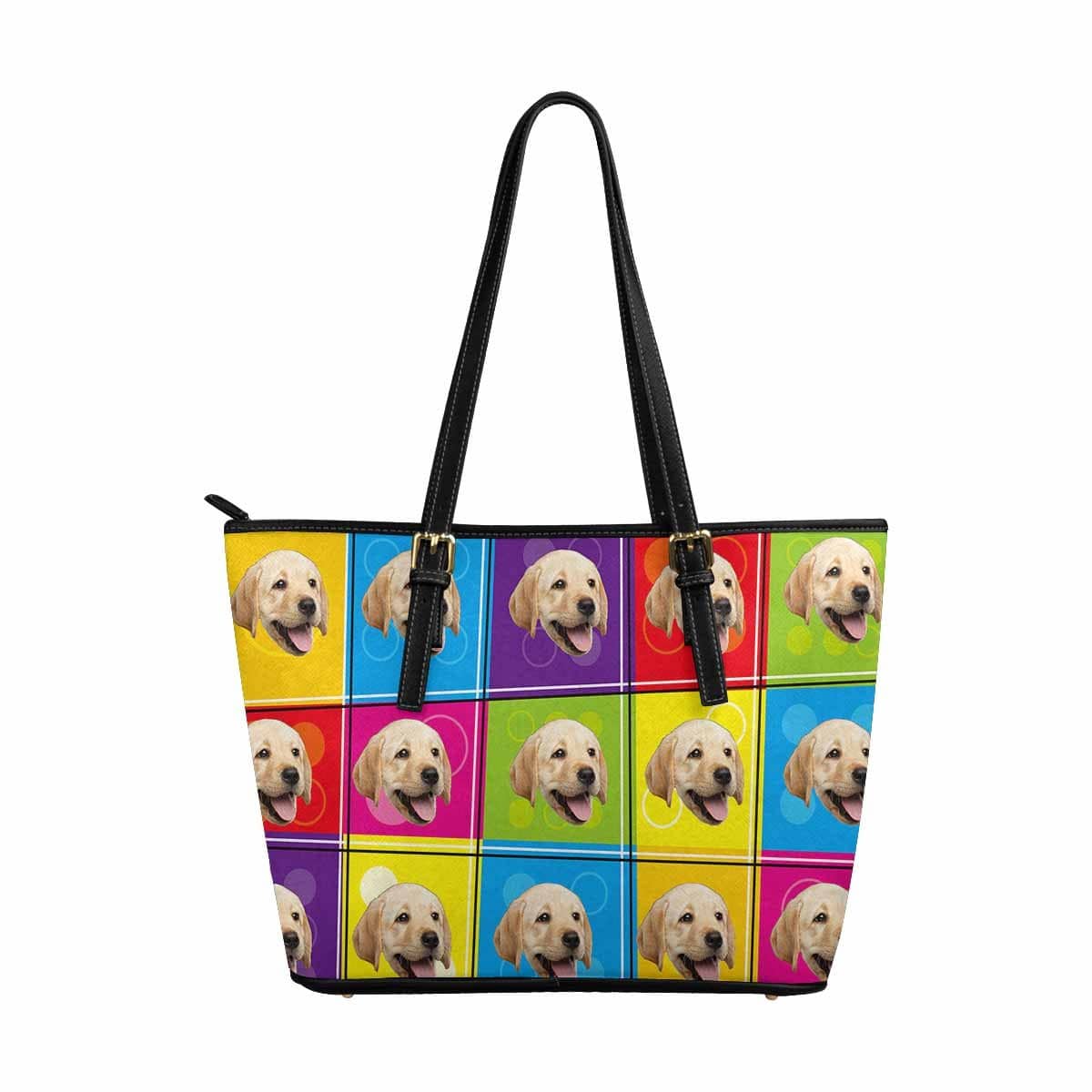 Custom Custom Colorful Dog Women's Tote Bag - YesCustom