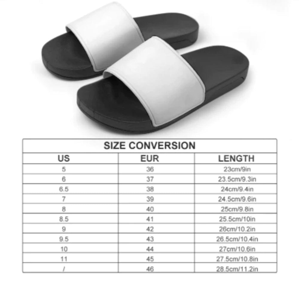 Custom Custom Face Colorful Sandals Personalized Couple Slides With Face - YesCustom