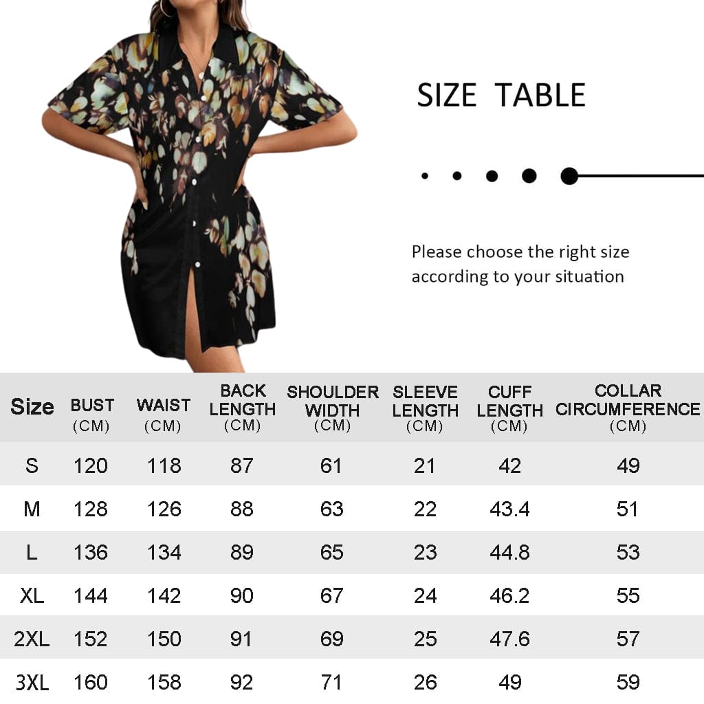 Custom Custom Face Flower Satin Nightgown For Women Silk Nightshirt Button Down Pajamas Dress Boyfriend Sleepshirt S-3XL - YesCustom