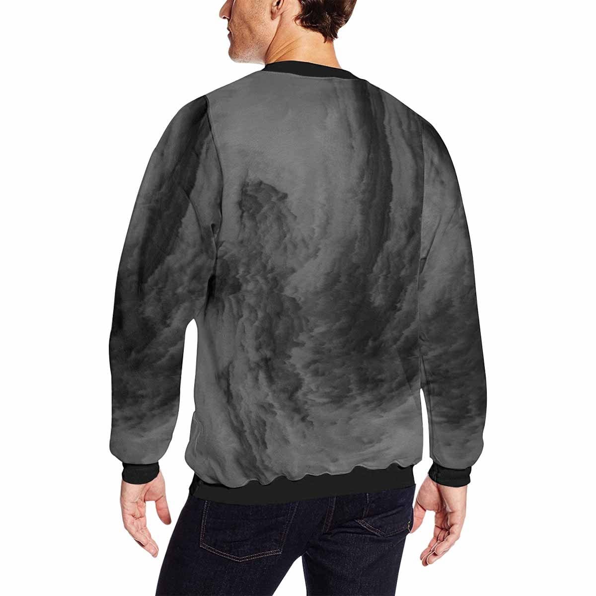 Custom Custom Date&Year Caution Loose Sweatshirt Personalized Face All Over Print Crewneck Loose Sweatshirt - YesCustom