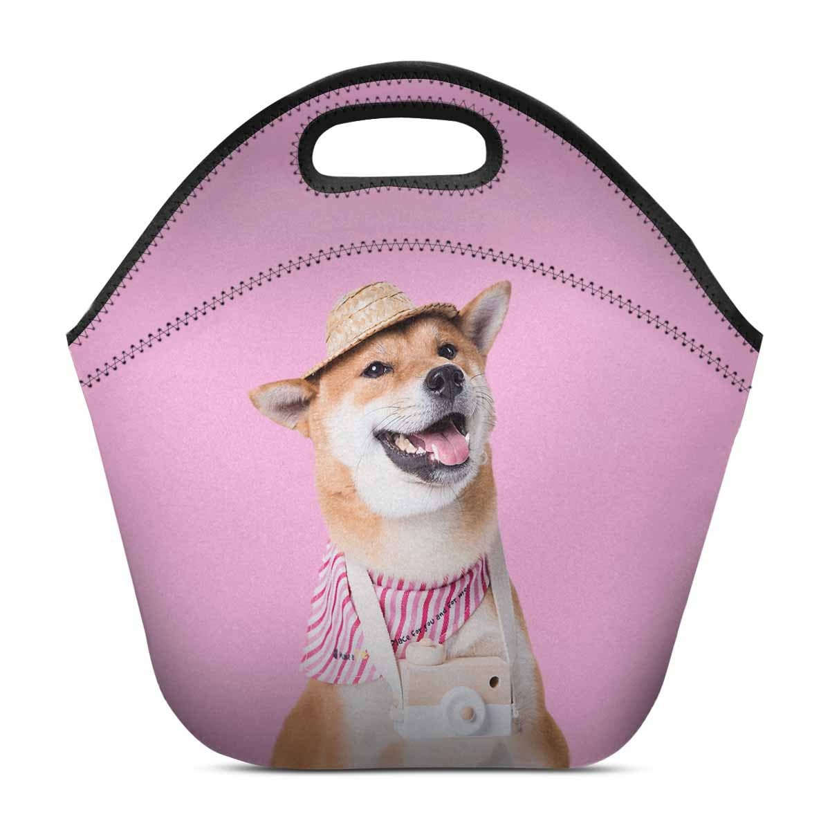 Custom Custom Dog Face Neoprene Lunch Bag - YesCustom