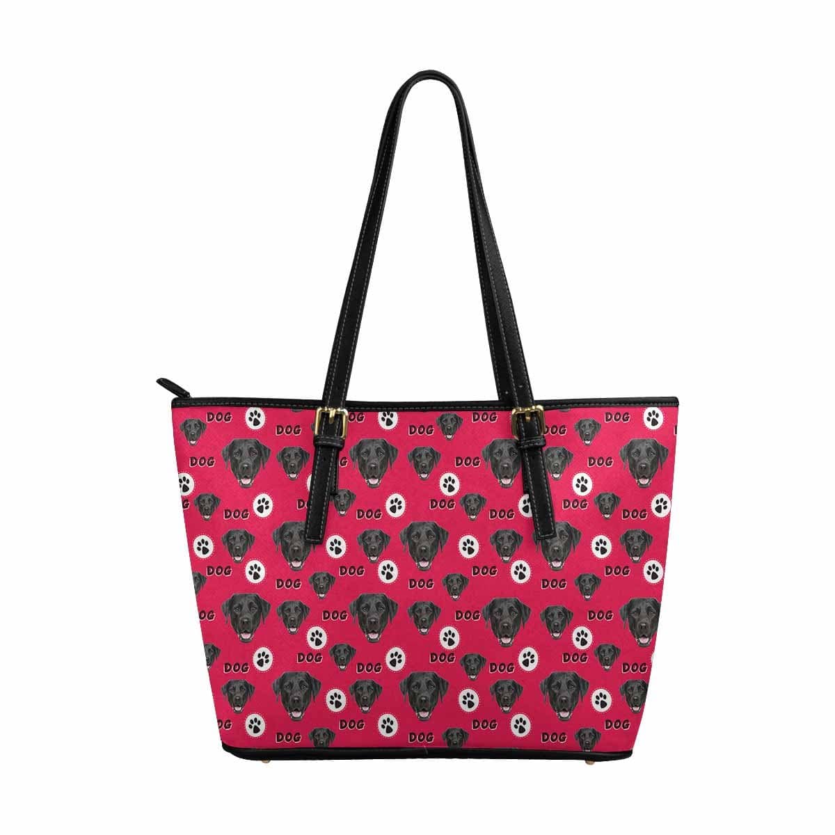 Custom Custom Dog Face Paw Women's Tote Bag - YesCustom