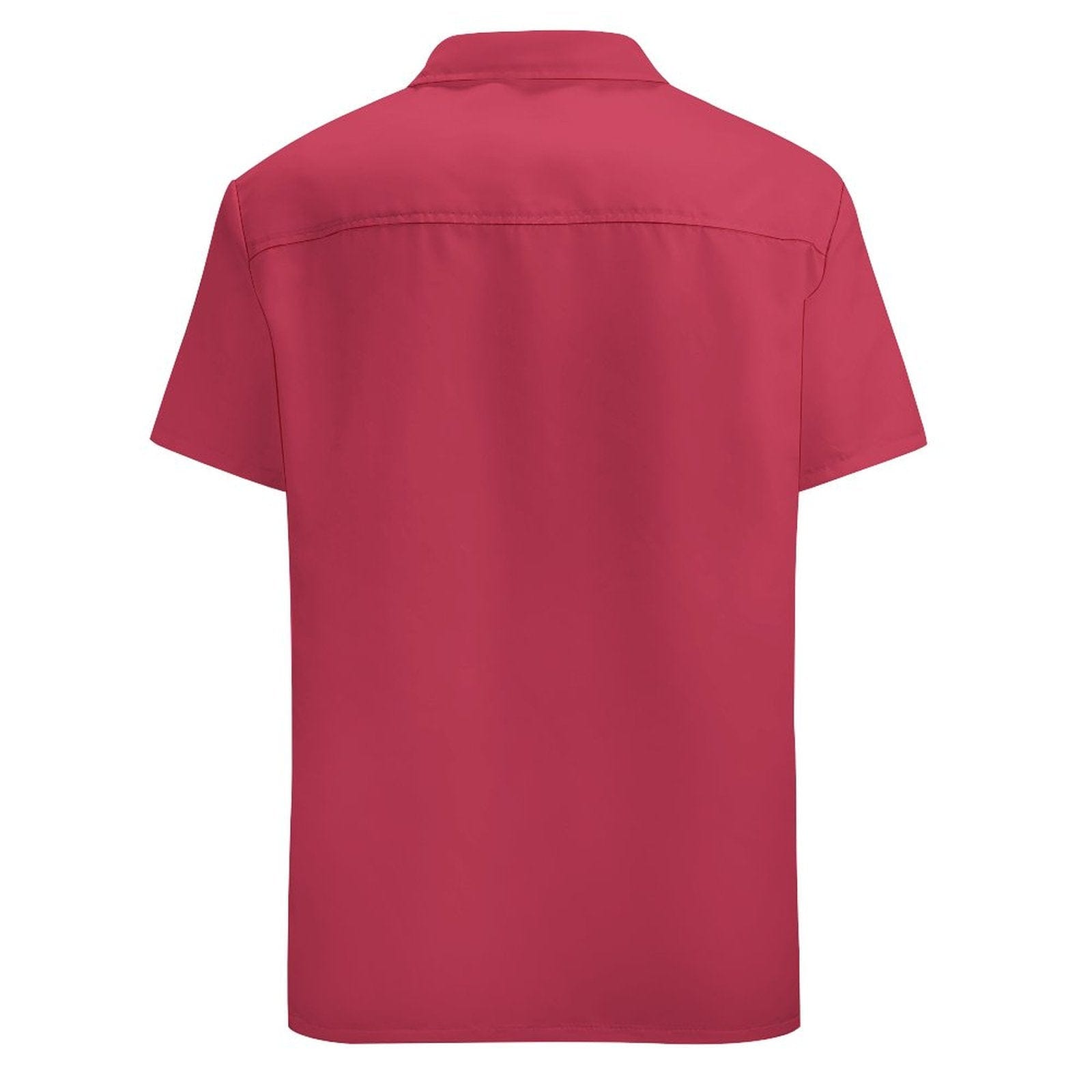 Custom Custom Dog Face Rose Red Shirt Men Front Pocket Beach Shortsleeve Pocket Hawaiian Shirt Boyfriend Gift For Him - YesCustom